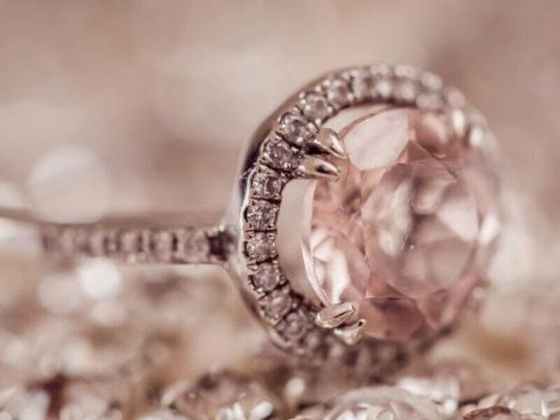 A brilliant-cut diamond ring — understanding the 4Cs: cut, colour, clarity and carat