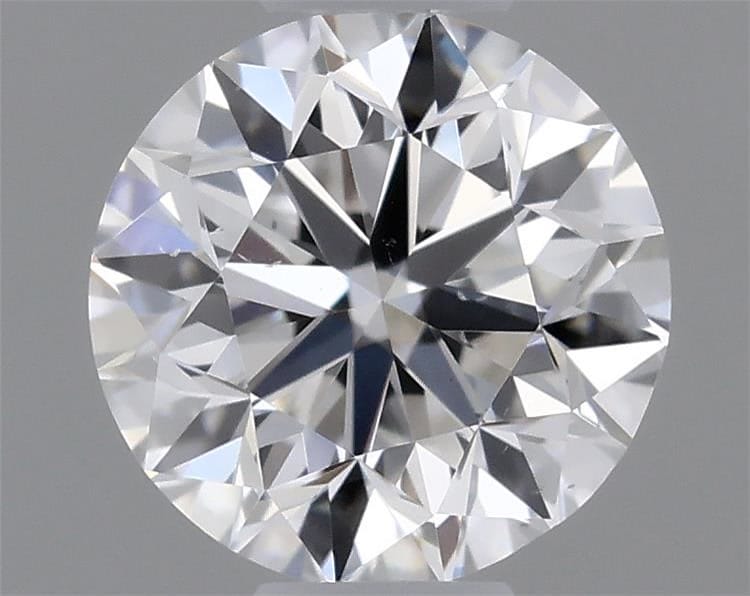0.40 carat round cut diamond, F color, VS2 clarity — face-up view