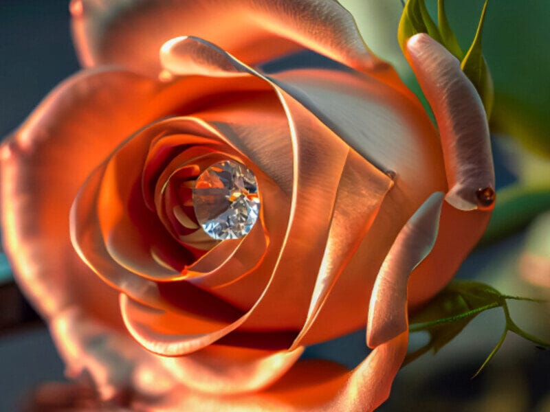A diamond ring — diamond colour and clarity charts explained