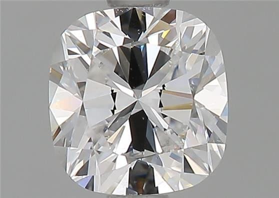 1.01 carat cushion cut diamond, G color, SI1 clarity — face-up view