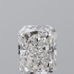 0.90 carat radiant cut diamond, F color, VVS2 clarity — face-up view