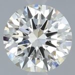 1.04 carat round cut diamond, H color, VS1 clarity — face-up view