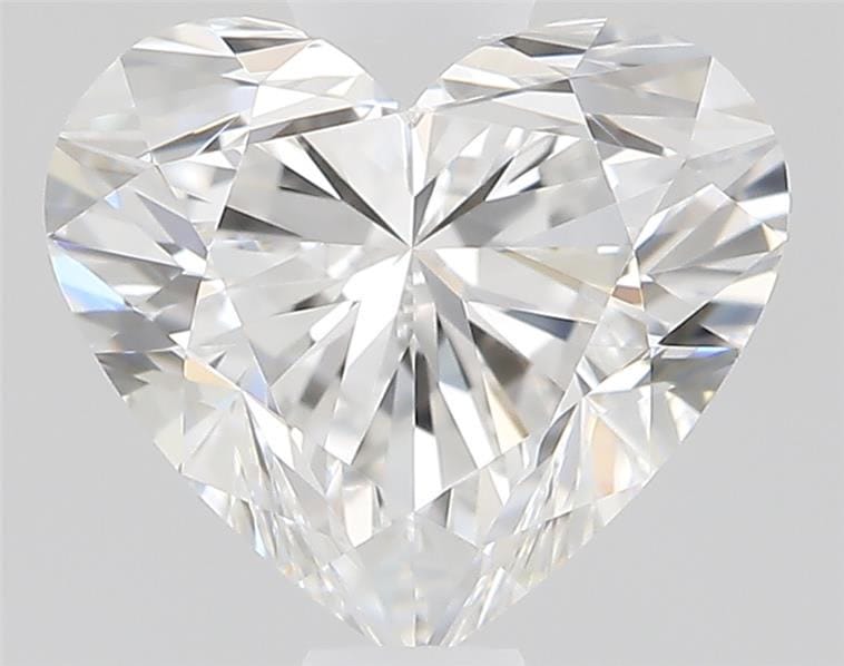 0.70 carat heart cut diamond, G color, VS2 clarity — face-up view