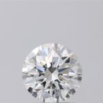 1.50 carat round cut diamond, H color, VS1 clarity — face-up view