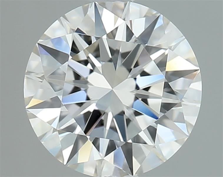 0.90 carat round cut diamond, G color, VS1 clarity — face-up view