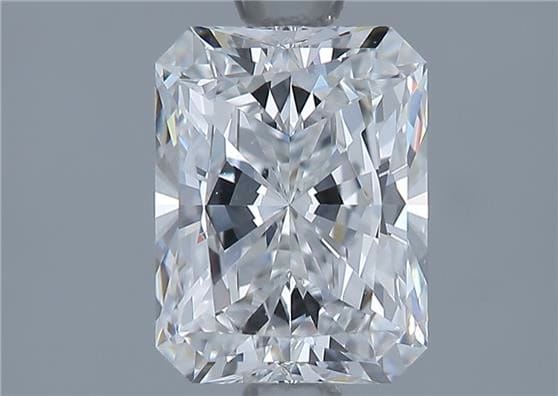 1.51 carat radiant cut diamond, G color, VS1 clarity — face-up view