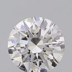 0.70 carat round cut diamond, E color, SI1 clarity — face-up view