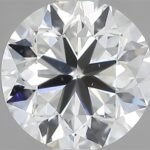 1.06 carat round cut diamond, G color, VS1 clarity — face-up view