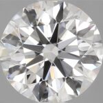 1.35 carat round cut diamond, G color, VS1 clarity — face-up view