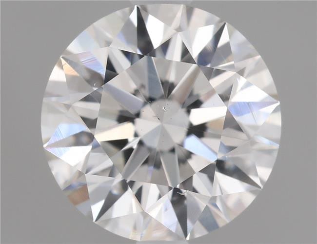 1.37 carat round cut diamond, G color, VS2 clarity — face-up view