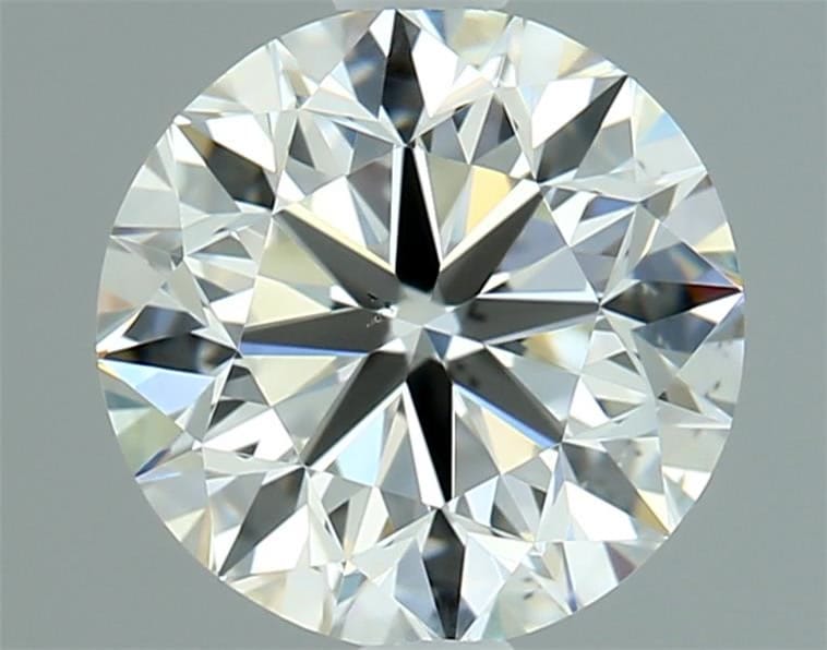 1.00 carat round cut diamond, G color, VS2 clarity — face-up view