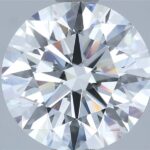 2.51 carat round cut diamond, G color, VS2 clarity — face-up view