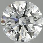 0.70 carat round cut diamond, G color, VS1 clarity — face-up view