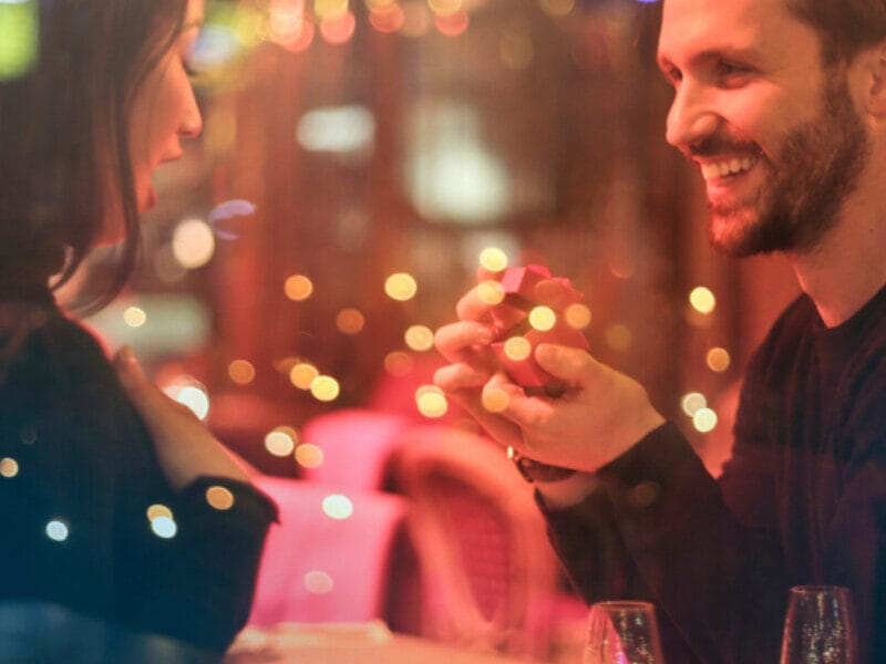 A marriage proposal — deciding how much to spend on an engagement ring