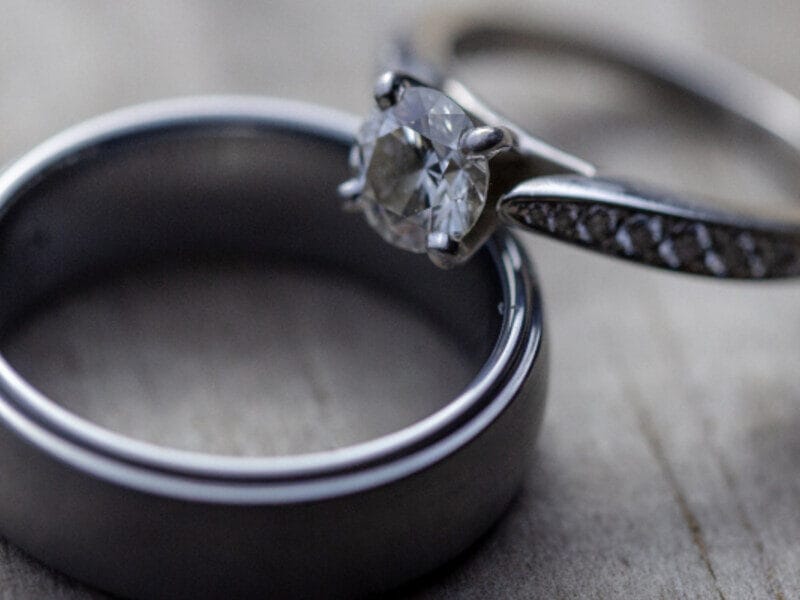 A diamond solitaire engagement ring — oval cut diamond guide