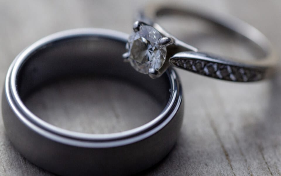 A diamond solitaire engagement ring — oval cut diamond guide